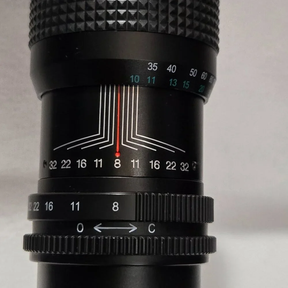 Opteka HD/MC 500mm f/8 Preset T-Mount Lens with 2x Teleconverter and EF Adapter